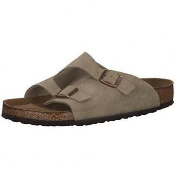 Birkenstock Zürich Taupe Soft Footbed Suede Leather