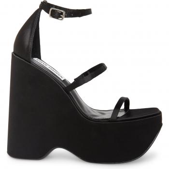 Steve Madden Varia Women's Black Wedge Sandals