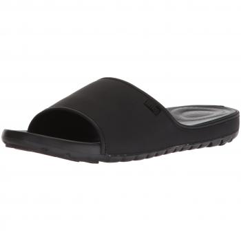 Fitflop K79 - Punta Abierta de Sintético Hombre, Color Negro, Talla 45.5 EU