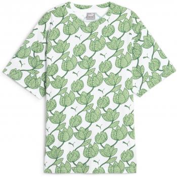Camiseta Puma Essential+ Blossom AOP Verde Mujer