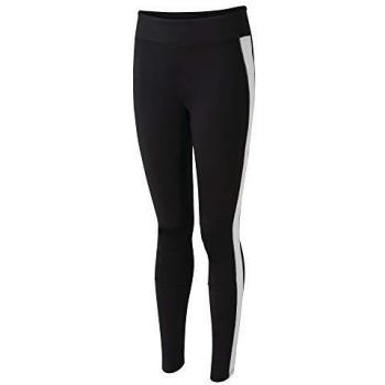 Dare2B Curvate-Mallas De Tejido Ligero De Secado Rápido, Costuras Planas, Diseño Moldeador, Gran Elasticidad Trousers, Mujer, Black/White, 20