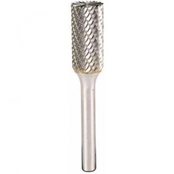 Fresa de Metal Duro Klingspor HF 100 B, Cilíndrica, 9.6 x 19 mm, Mango de 6 mm, Dentado Cruzado