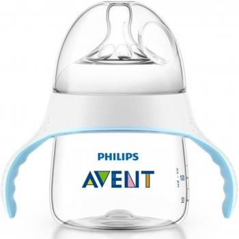 Philips Avent Natural SCF251/00 - Biberón de transición, 4m+
