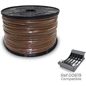 Carrete cablecillo flexible 2,5mm marrón 800m