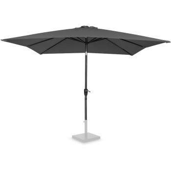 Sombrilla de jardín Premium Rosolina 280x280cm - Sombrilla duradera inclinable - Lona resistente a los rayos UV - Gris - Incluye funda de protección