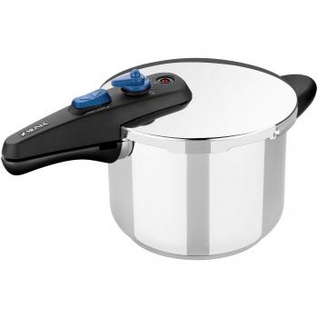 Monix Veloce - Olla a Presión Rápida de 6 Litros, apta para todo tipo de cocinas incluída inducción.