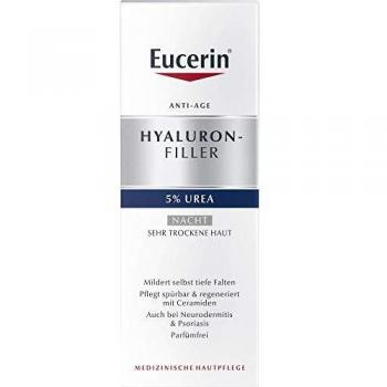 Eucerin Hyaluron-Filler - Texture Ricca Notte Crema Antirughe, 50ml