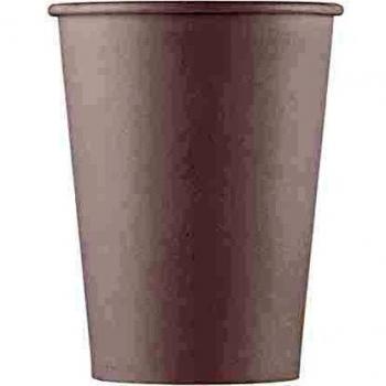 Folat Tazas Papel Compostable Blanco 200ml-10 piezas, color