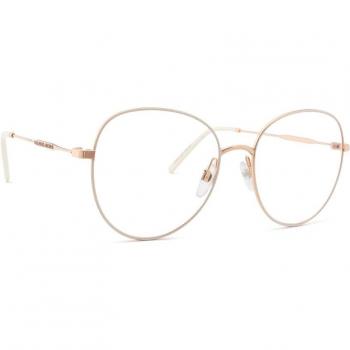 Marc Jacobs MARC 590 Round Metal Prescription Glasses White and Rose Gold
