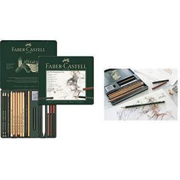 FABER-CASTELL PITT MONOCHROME - Set de 21 piezas