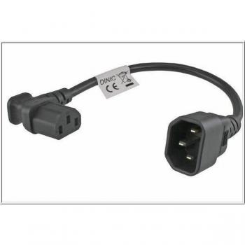 Adaptador de Corriente Microconnect C13 C14 ángulo de 90 Grados para Ordenadores - PEA1416