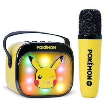 Altavoz de Karaoke Inalámbrico Pikachu con Micrófono y Luces LED Multicolores