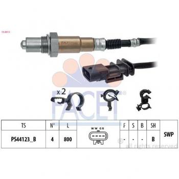 Sonda lambda FACET 10.8613 - Sensor de oxígeno, compatible con múltiples vehículos, alta precisión en la medición de gases, fácil instalación, construcción duradera y resistente a altas temperaturas