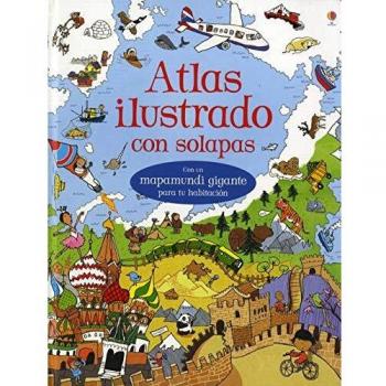 Atlas ilustrado con solapas