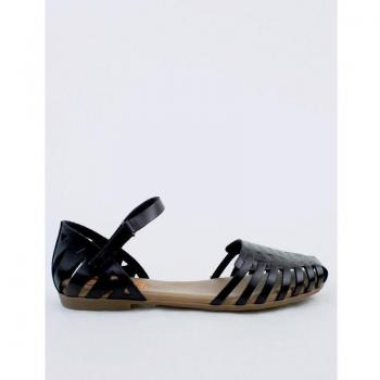 Sandalia Plana Porronet 2901 Mujer Negro