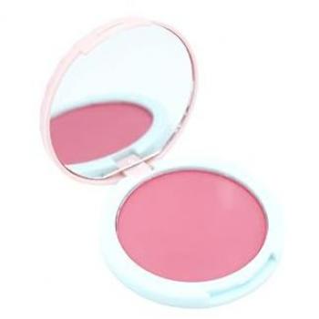 Colorete en Polvo Jovo 02 Sweet Kiss | Efecto Natural, Textura Suave, Larga Duración, Vegano y Sin Crueldad, con Espejo Integrado y Aroma a Fresa