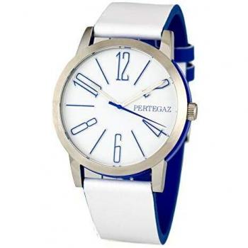 Pertegaz P24001 Men's Watch - Genuine Leather Strap, 41mm, Quartz, Water Resistant