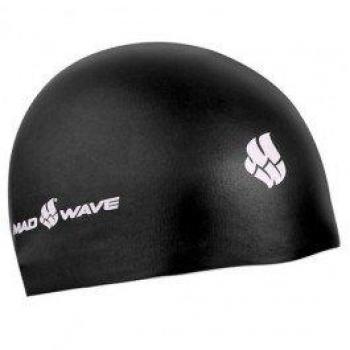 Gorro de natación Mad Wave Soft Fina Aprobado negro - L