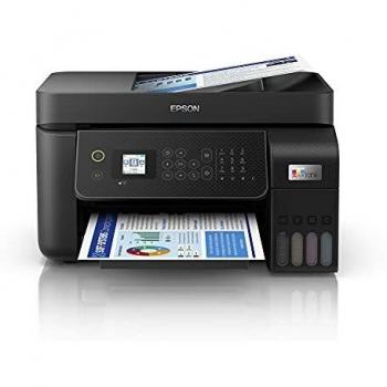Impresora Multifunción Epson EcoTank ET-4800 con Fax y WiFi, Sistema de Tinta Recargable, Negro