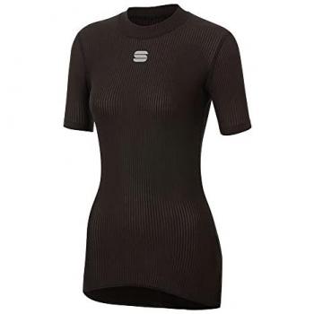 Camiseta Interior de Manga Corta Sportful Bodyfit Pro Negra Mujer - Talla XS