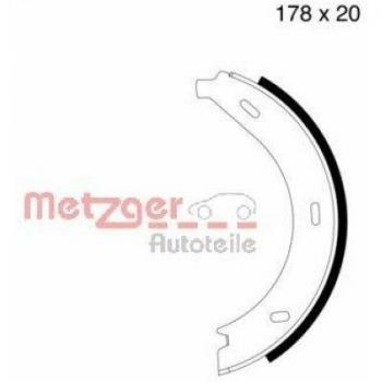 Zapata de freno de mano METZGER MG 710, juego de zapatas para freno de estacionamiento, eje trasero izquierdo y derecho