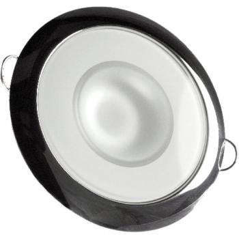 LUMITEC 113113 MIRAGE - FLUSH MOUNT DOWN LIGHT - GLASS FINISH/POLISHED SS BEZEL - WHITE NON DIMMING
