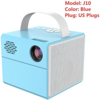 Miniproyector Portátil Kebidu J10 PK Q2 para Niños, Compatible con HDMI y LED, Educativo, Ideal para Navidad