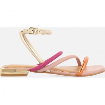 Gioseppo Sandalias de Piel Multicolor con Metalizados para Mujer Latah - Piel de Calidad, Cierre Ajustable, Forro de Piel, Plantilla Acolchada, Piso Flexible