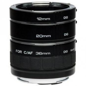 Kenko DG Auto Extension Set - Adaptador para Objetivos de cámaras Nikon-AF, Negro