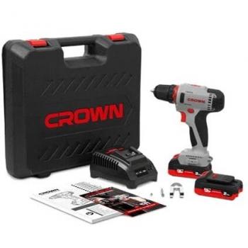 Taladro/Atornillador sin cable 12V / 2,0Ah / 0,8-10mm / 0-380 0-1250 RPM/Max torque blando/duro: 19/30Nm / 1h / 18+1/2 baterías/Maletín