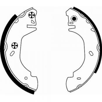 HELLA 8DB 355 001-361 Brake Shoe Set - H8765