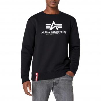 Alpha Industries Men's Basic Black Sweatshirt (Size S)