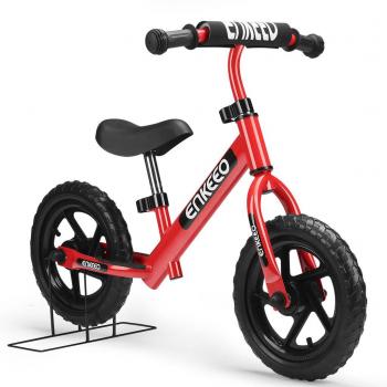 Enkeeo - 12 Bicicleta sin Pedales, Bicicleta Infantil de Equilibrio