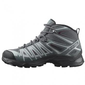 Salomon - Zapatillas de montaña de mujer X Ultra Pioneer Mid GTX W, bota trekking gris, talla 38, impermeables con tecnología Gore-Tex
