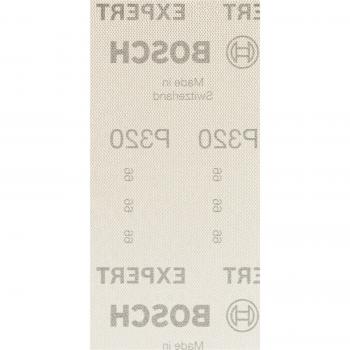 Bosch Professional Malla de lija Expert M480 para lijadoras orbitales, 93x186 mm, grano 180, adecuada para madera dura y pintura sobre madera, incluye 10 unidades