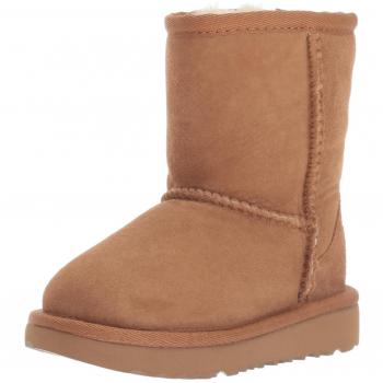 UGG Classic II Kids' Sheepskin Moon Boots - Brown, Size 6K