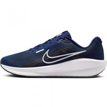 Nike Zapatillas de running Downshifter 13 para hombre, color Midnight Navy/Pure Platinum/Black/White, talla 44 EU