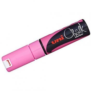 Marcador de Tiza Líquida Uni-Ball Chalk PWE-8K Rosa Punta 8mm