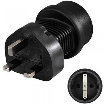 Adaptador de Enchufe Eléctrico Tipo G para Reino Unido, Malta y Singapur - Hama 108881