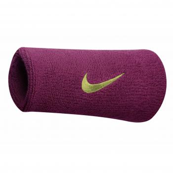 NIKE Swoosh MuÃ±equera de Doble Anchura Burdeos, Burdeos