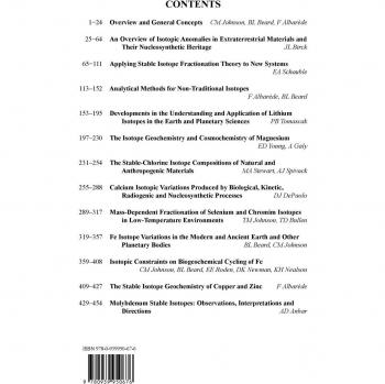 Non-Traditional Stable Isotope Geochemistry Handbook
