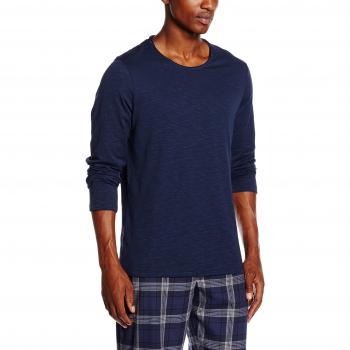 HOM Geoffroi T-Shirt Manches Longues Col Rond, Top de Pijama para Hombre
