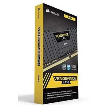 Kit de Memoria RAM Corsair Vengeance LPX 16GB (2x8GB) DDR4 2666MHz C16 Alto Rendimiento - Negro
