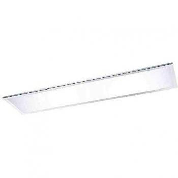 Plafón LED Rectangular Minimalista Cromo IP44 120x30cm Regulable 2700-5000K