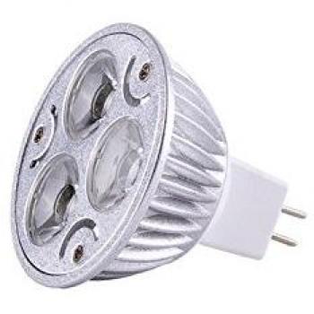 DICROICA MR-16 3x1W 12V BLANCA FRIO 60º