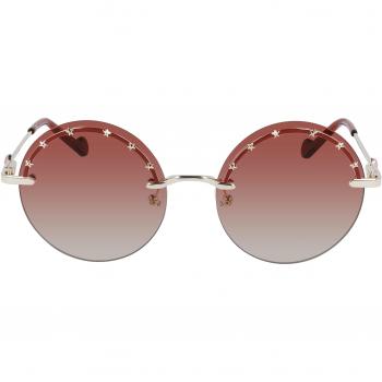 Liu Jo LJ3100S 717 Women's Round Gold Sunglasses