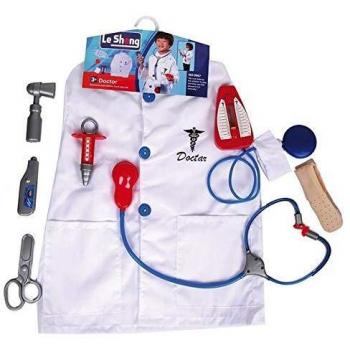 Kit de Médico infantil: Bata con 7 accesorios