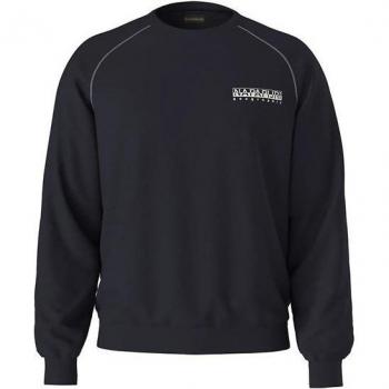 Sudadera Napapijri B-Rollin C Azul Marino Hombre, características: sudadera de algodón y poliéster, corte regular fit, capucha ajustable con cordón, bolsillo frontal tipo canguro, puños y doblad