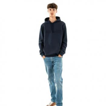 Timberland Hampthon Dark Blue Hoodie for Men with Embroidered Logo, Size L