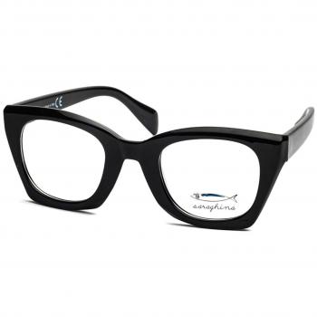 Armazones para Mujer Saraghina AMANDA 115LV Negros con Lentes Recetadas de 48